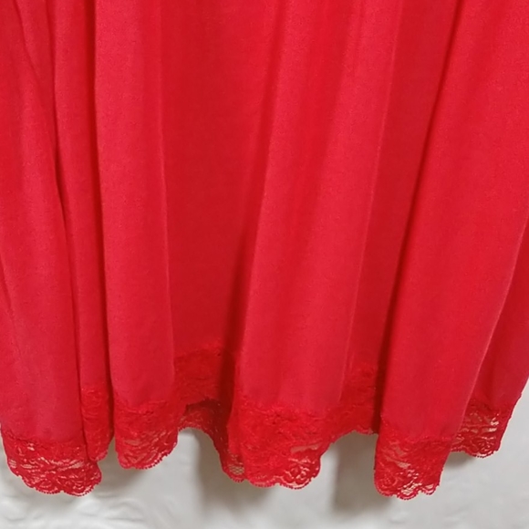 Womens Babydoll Lingerie Size Large Red Dreamgirl - Picture 6 of 11